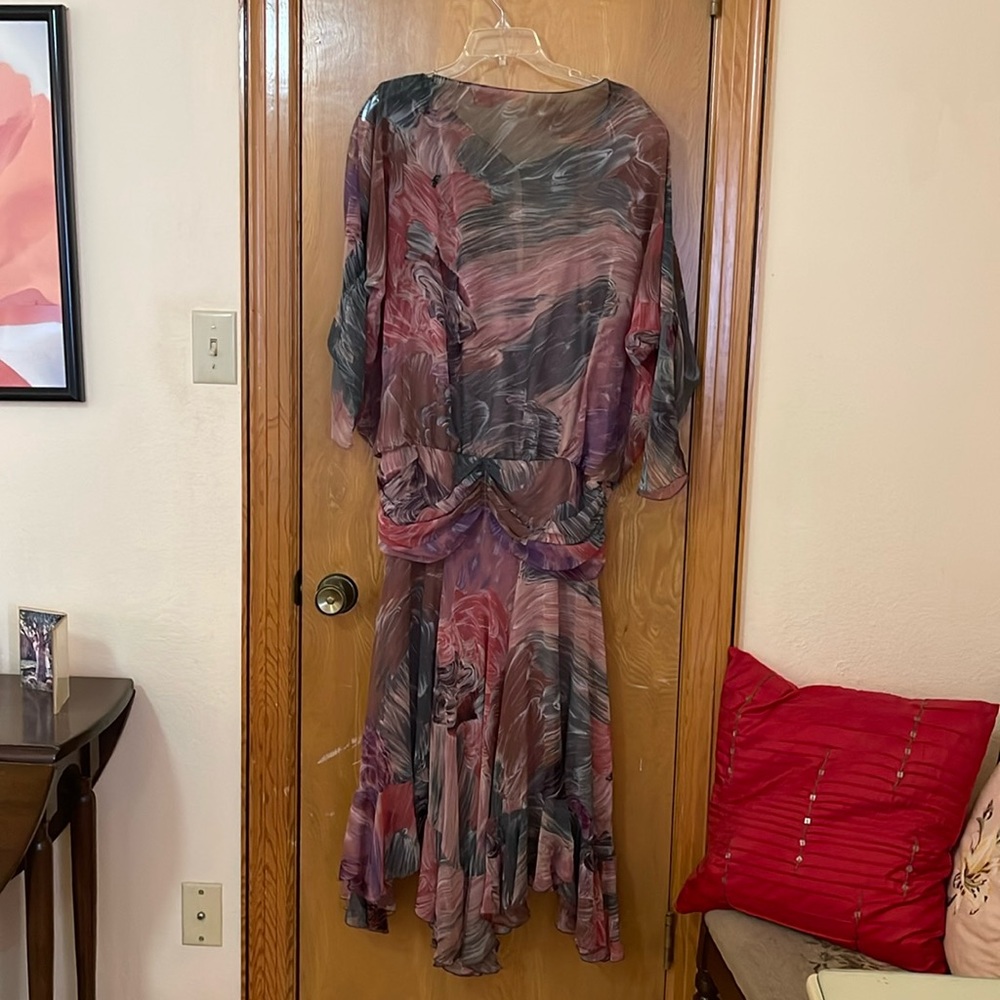 VINTAGE 80’s Drop Waist Dress